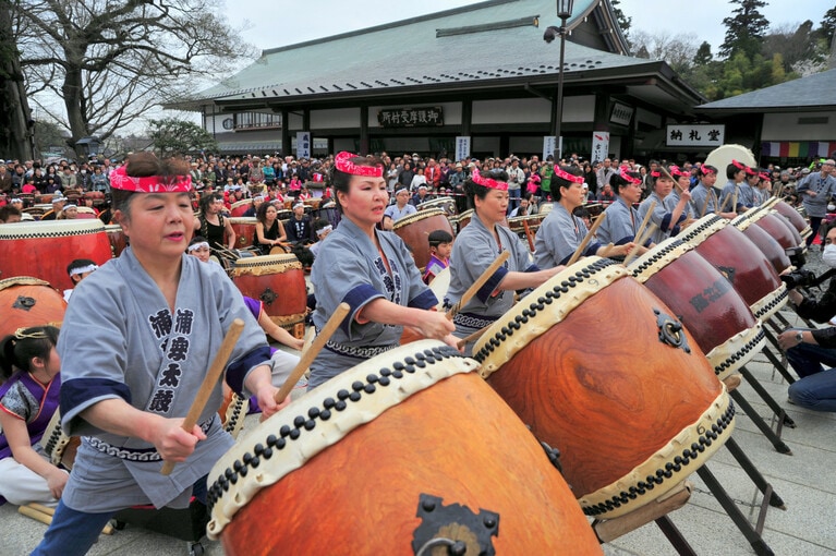 成田太鼓祭。提供 （公社）千葉県観光物産協会
