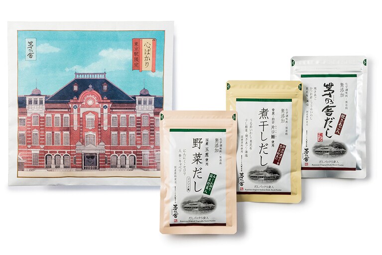 第4位 東京駅限定 心ばかり(3種入り) 1,250円／茅乃舎(グランスタ丸の内)