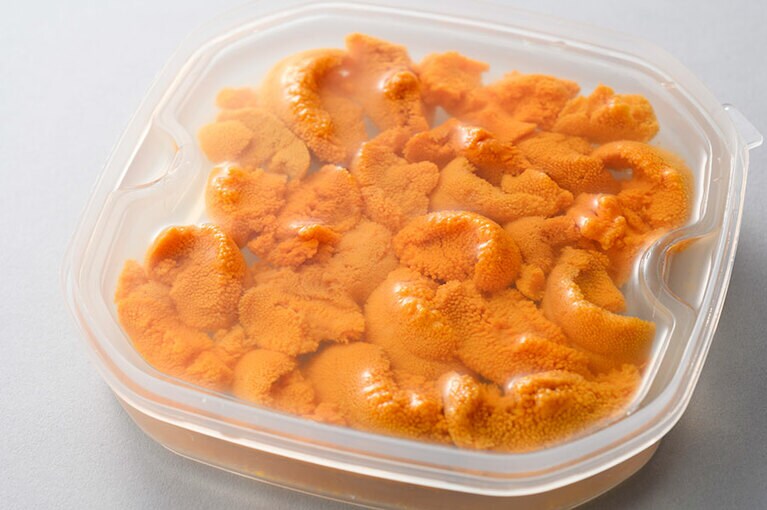 利尻・礼文産エゾバフンウニ 無添加生うに 塩水うに〈80g〉7,300円／うに屋むらかみ