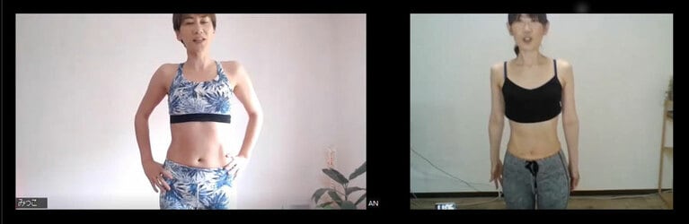 早くも左右のぽっこりに差が！