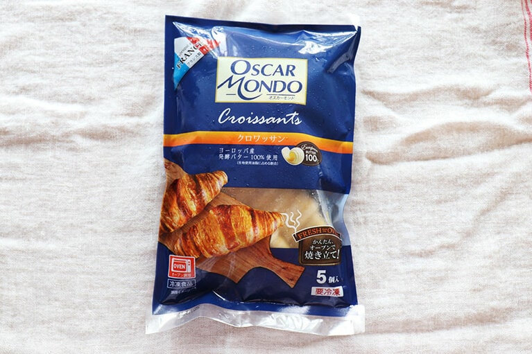 オスカーモンド　クロワッサン(冷凍パン生地)5個入り 275グラム 498円／カルディコーヒファーム