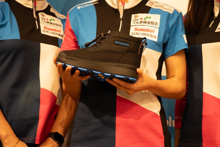 東京・原宿の旗艦店COLUMBIA TOKYO FLAGSHIPで開かれたイベントの様子。