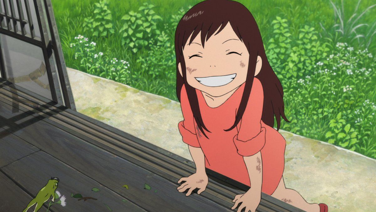 おおかみこども　ハナ　細田守　複製原画　キャラファイン おおかみこども ハナ 細田守 複製原画 キャラファイン