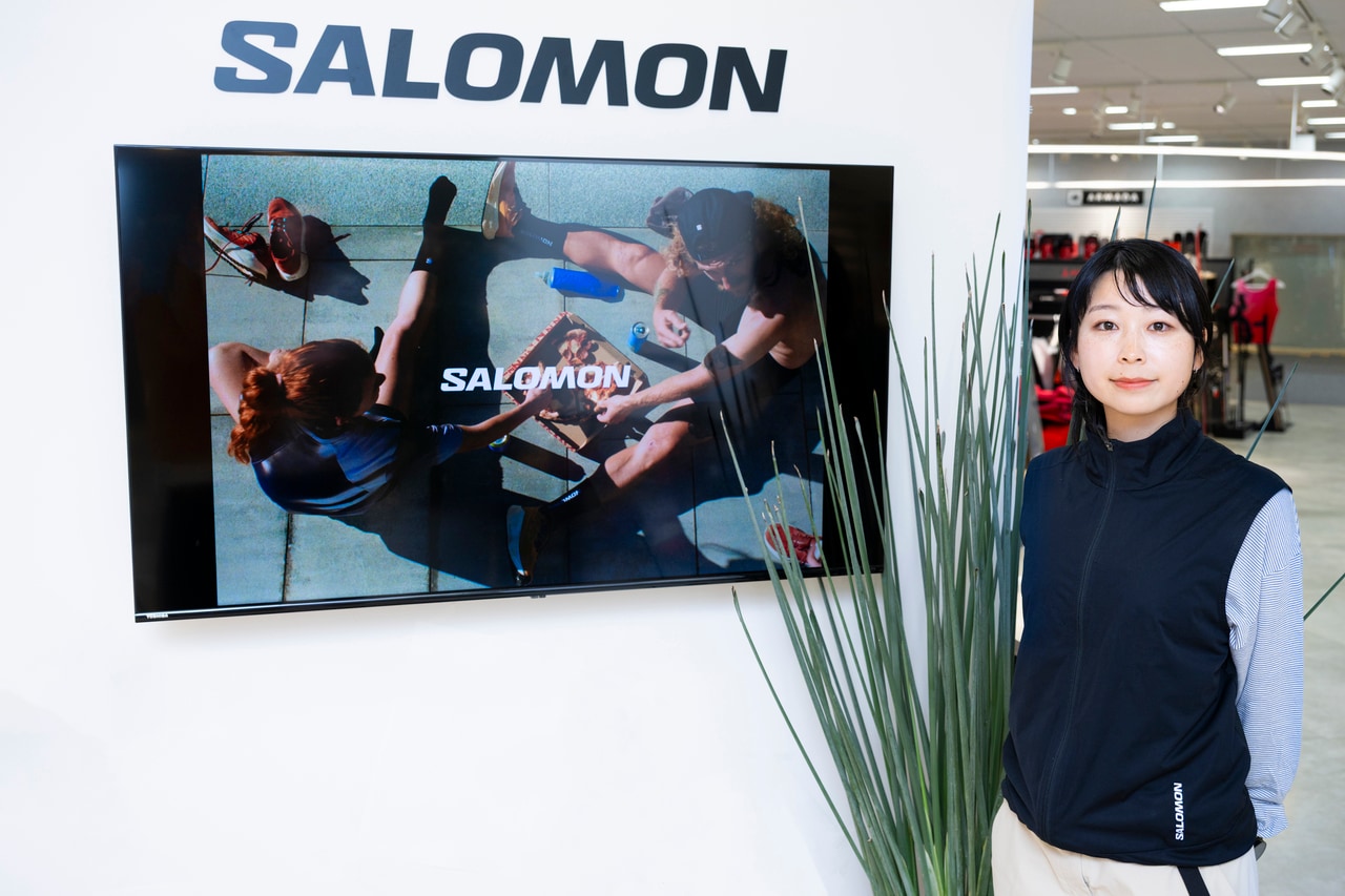 「SALOMON(サロモン)」の内藤 楓さん(アメアスポーツジャパン/セールス)。