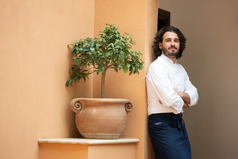 シェフのアントニオ・ペダーナさん。