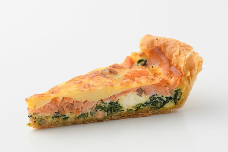 キッシュ・サーモン・エピナール 580円。