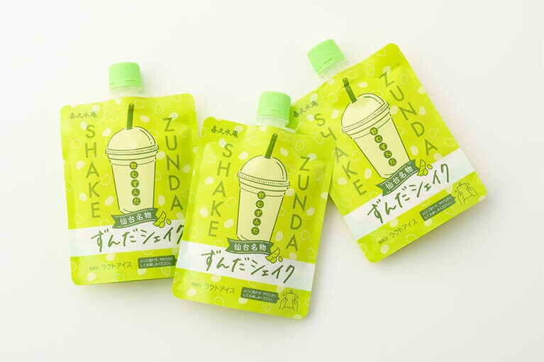 井ヶ田製茶「ずんだシェイク」各450円（170ml）／宮城県