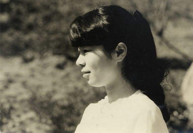 学生時代の河野裕子さん。