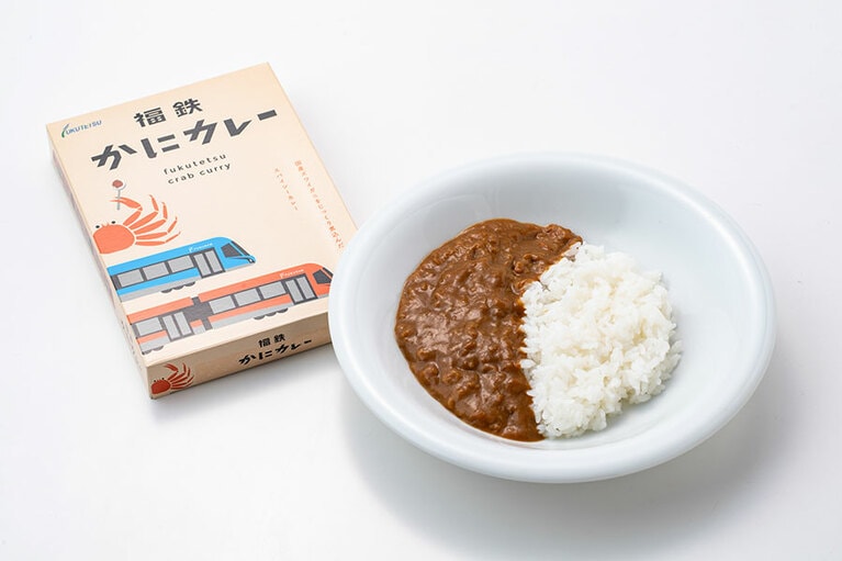 【福井県】福井鉄道「福鉄かにカレー」。