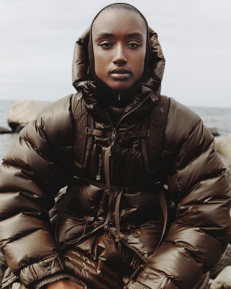 ザ・ノース・フェイスとセシリー バンセンのコラボコレクション第二弾ビジュアルより。