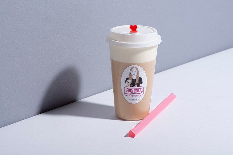 FORTUNER tea-box「チーズミルクティー(M）」435円。