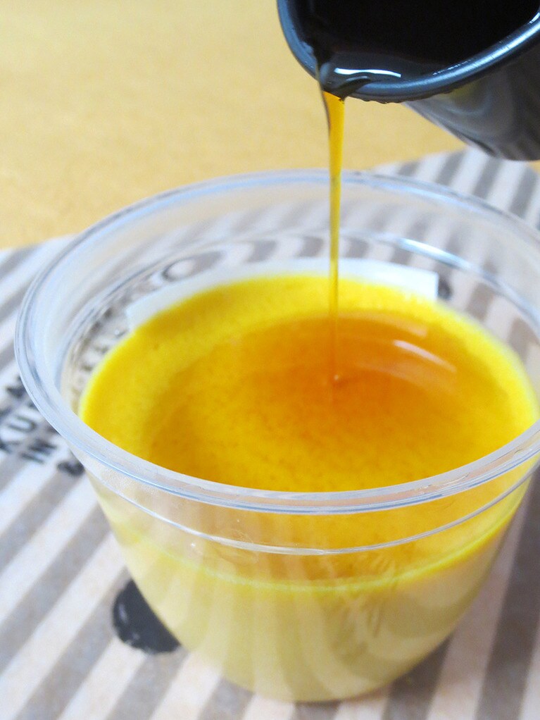 「栗マロンかぼちゃのプリン」1個320円。