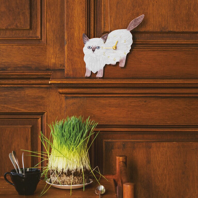 M.M Diecut Clock Chad H20.3×W20.2cm 3,300円／LAND Lifestyle Shop