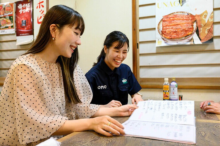 いつも頼むおすすめメニューを教えてもらう。