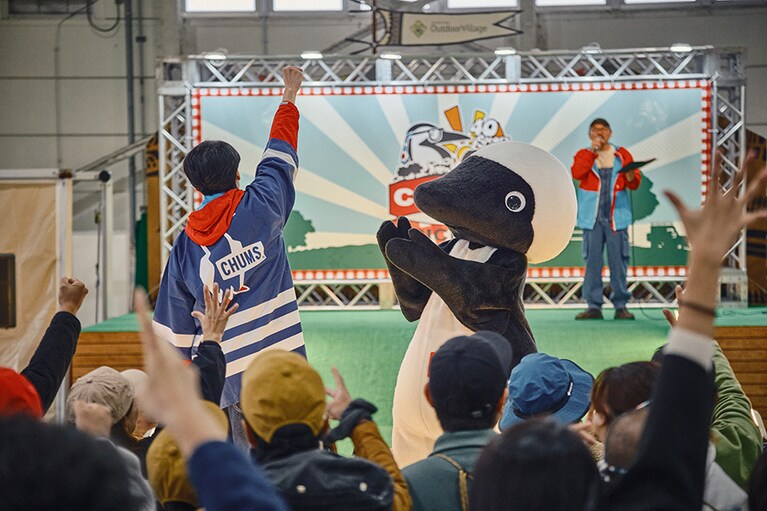 観客と一体感を感じられたのは最後に行われていたジャンケン大会。