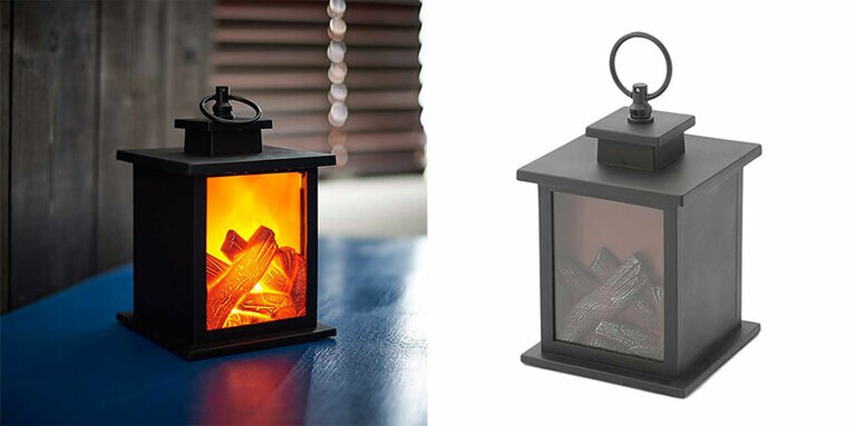 LED Flame ランタン 980円。