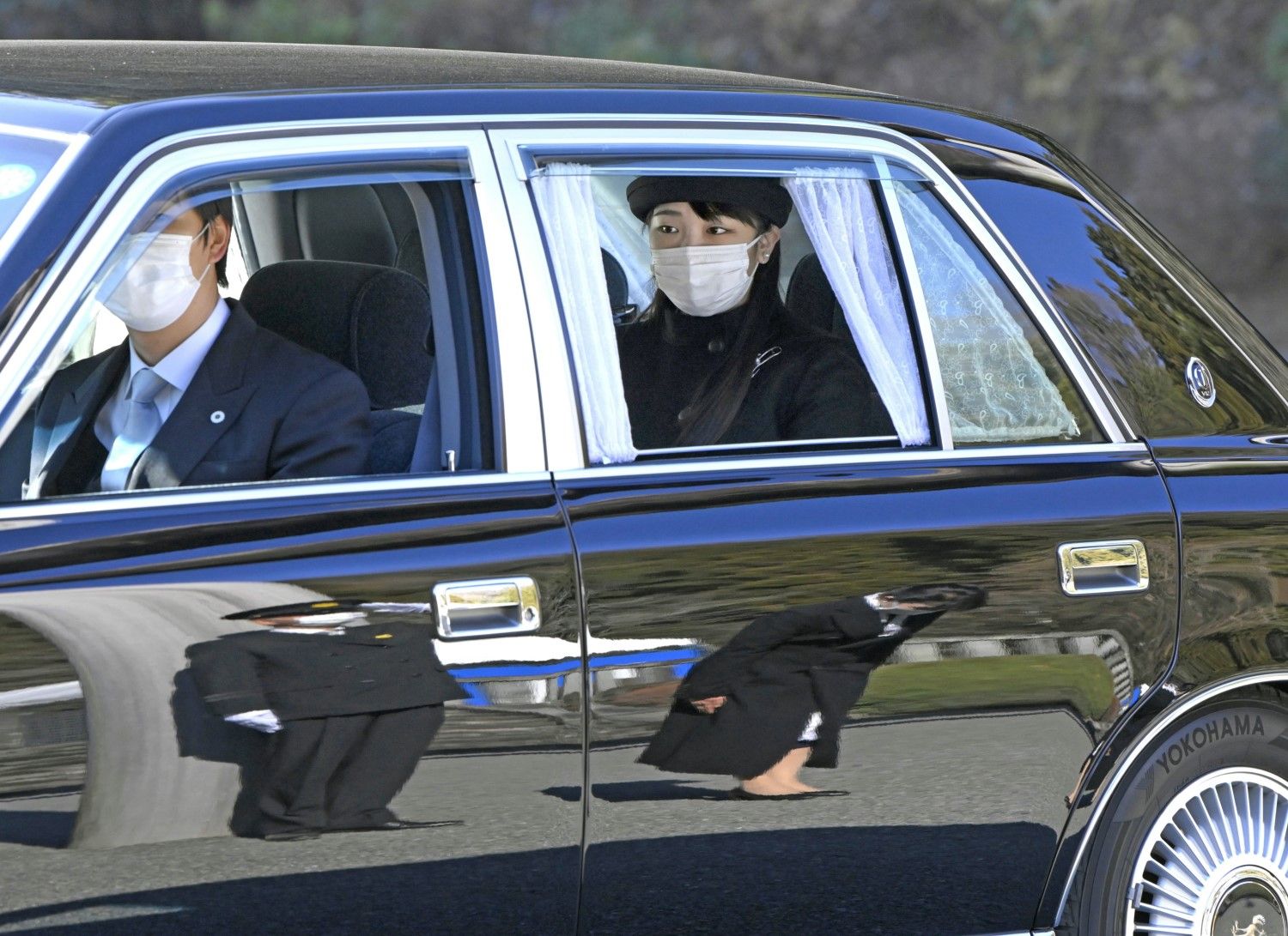 1月7日、昭和天皇の武蔵野陵を参拝された眞子さま　©時事通信社