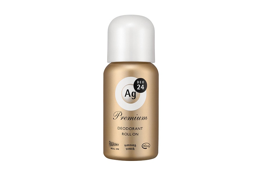 エージーデオ24 プレミアムデオドラントロールオン（無香料）［医薬部外品］40ml  1,045円（編集部調べ）／ファイントゥデイ