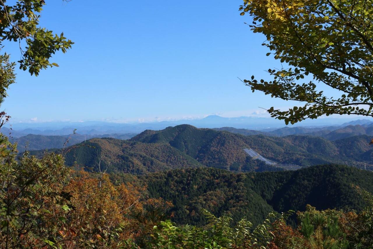 中の城からは北の見晴らしも開けている