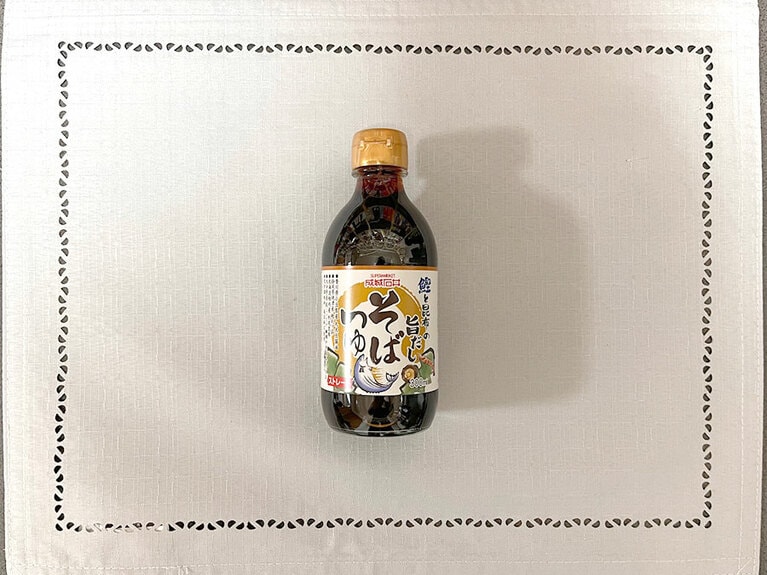 【8位】たっぷりゴマ＋麺つゆの材料：鰹と昆布の旨み出汁。