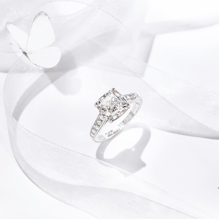 「ロマンス」（PT×センターDIA3.52ct（DFL））71,940,000円／ヴァン クリーフ＆アーペル（ヴァン クリーフ＆アーペル ル デスク）