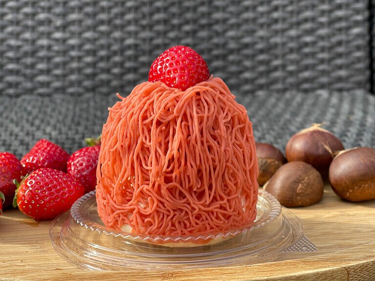 「苺のモンブラン」。