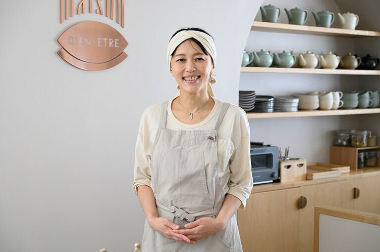 オーナーシェフの馬場麻衣子さん。