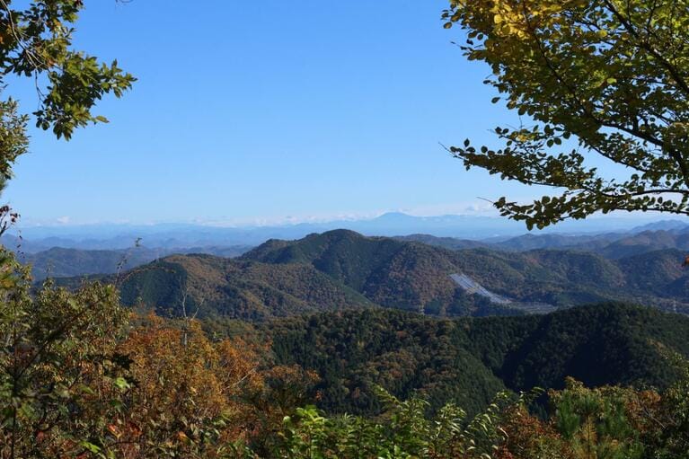 中の城からは北の見晴らしも開けている