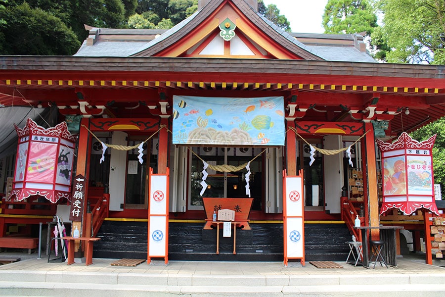 豊玉姫神社。