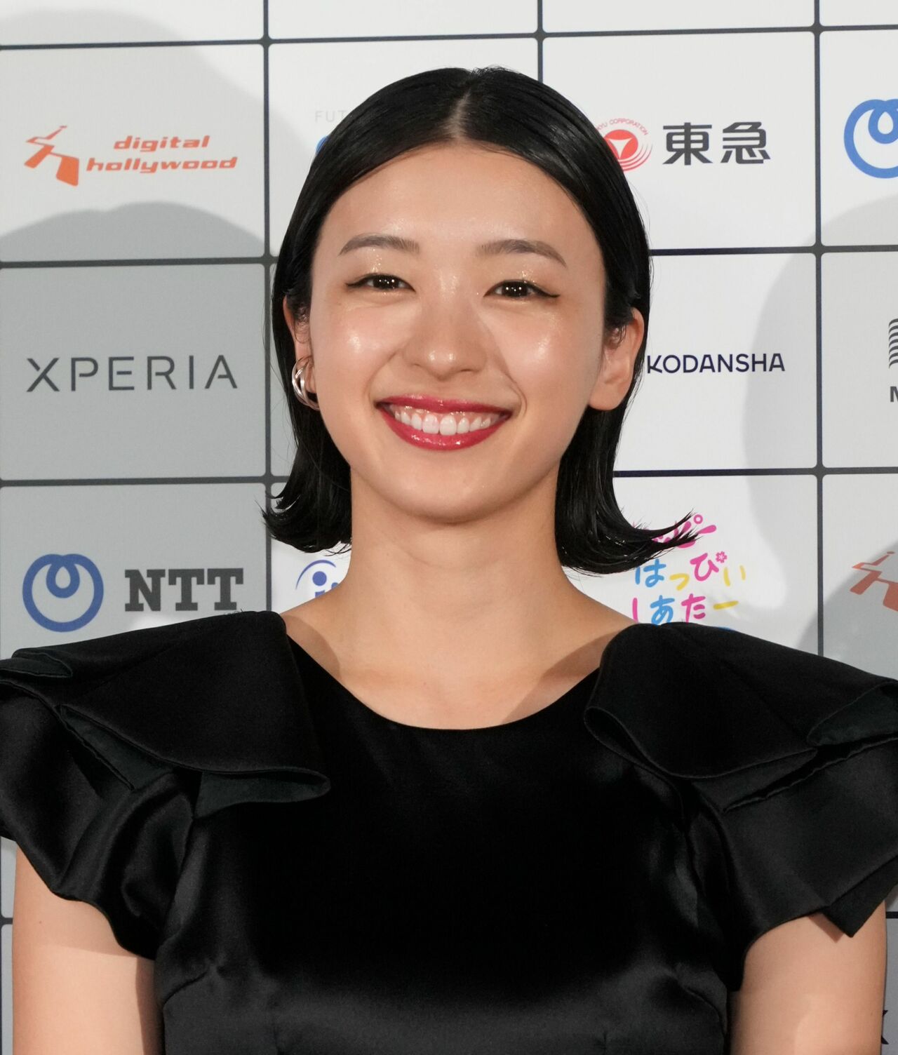 国際短編映画祭「ショートショートフィルムフェスティバル&アジア 2023」のアワードセレモニーに出席した鳴海唯 ©時事通信社
