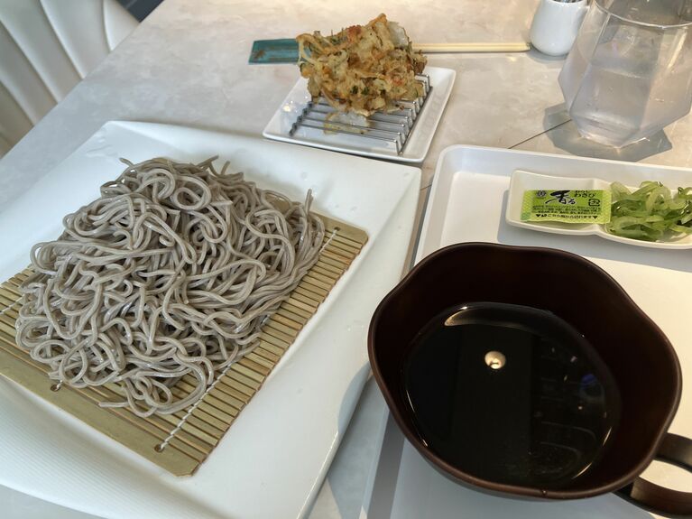 「素蕎麦+かき揚げ」