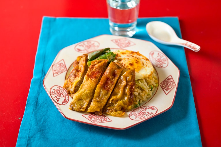 成城石井自家製 台湾風排骨（パイコー）レタス炒飯 税込755円。