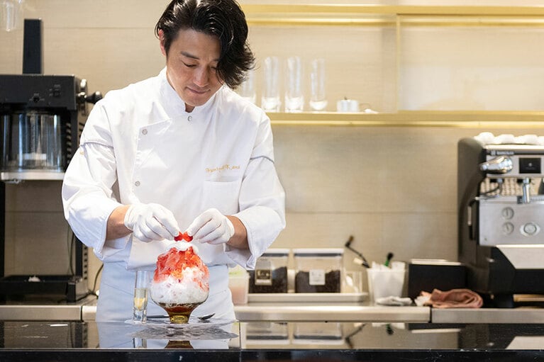 金井史章シェフ。