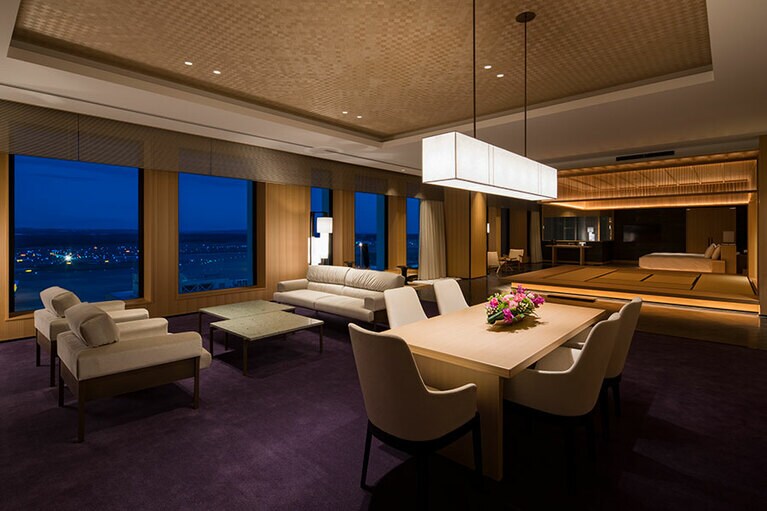 「数寄屋スイート」。©ポルトムインターナショナル北海道