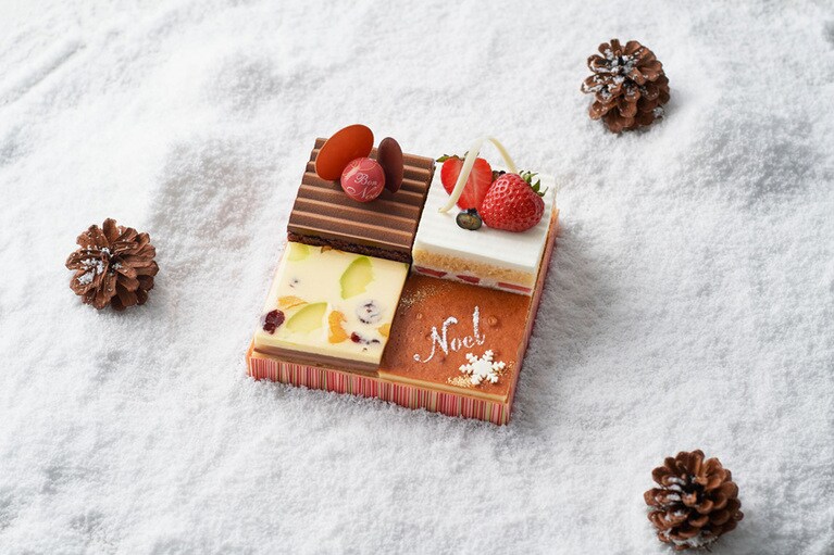 クリスマスアソートケーキ 直径14cm 7,300円。※50台限定。