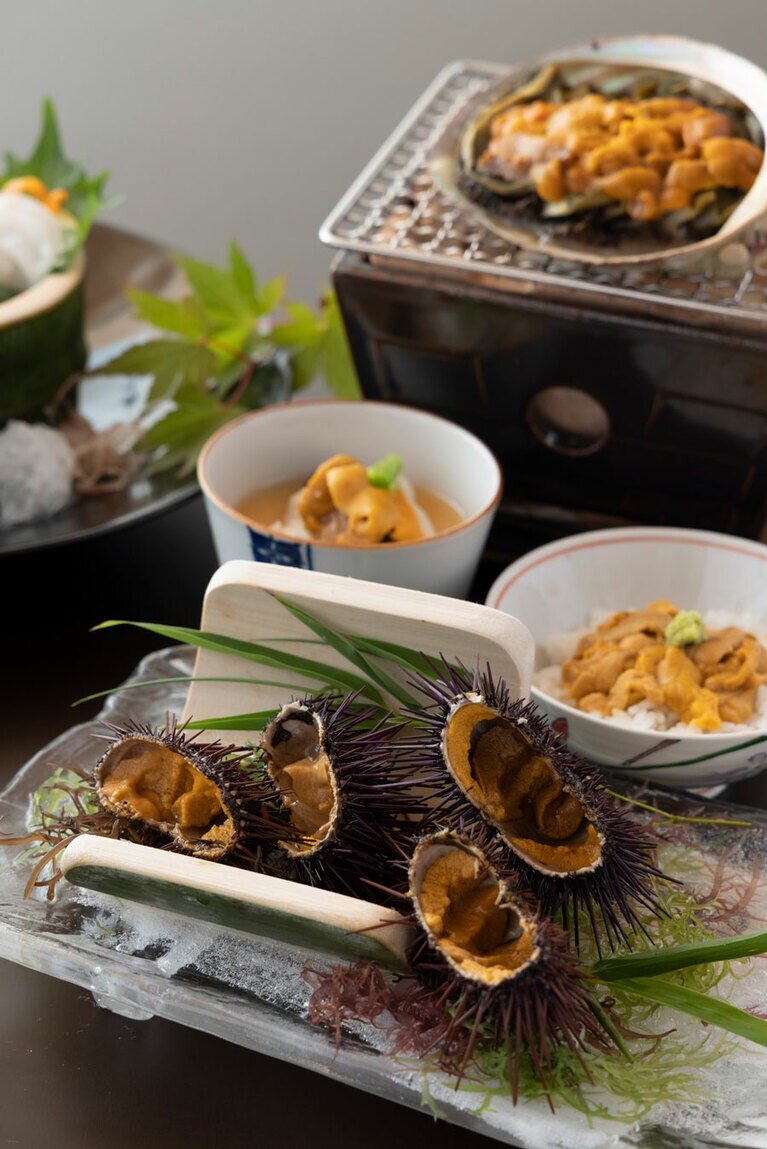 壱岐リトリート海里村上［長崎／湯本温泉］赤ウニイメージ。