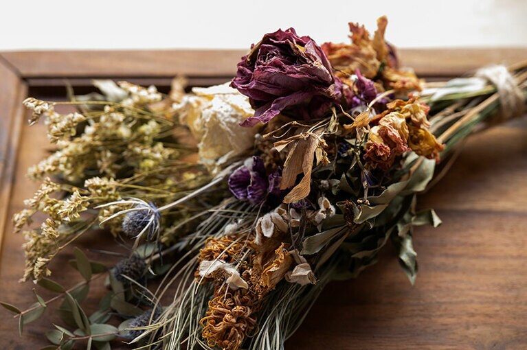 ドライフラワー。