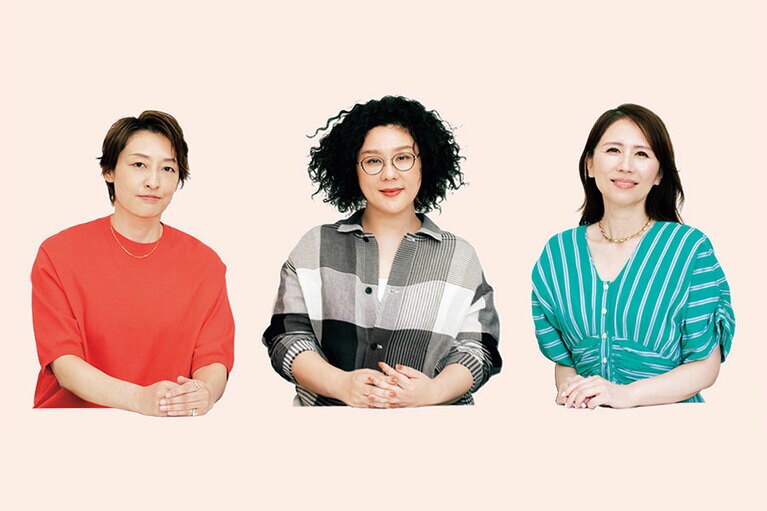 左から、味の素(株)河内未土さん、ジェーン・スーさん、堀井美香さん。