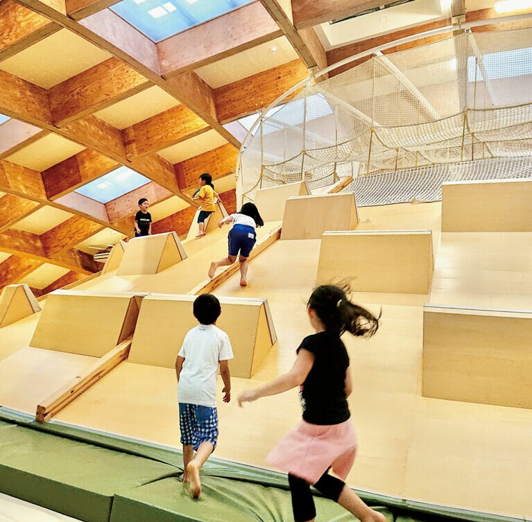 のびのび遊べる「アソビバ」。