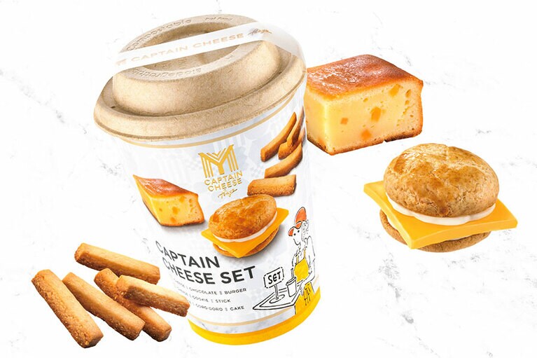 「マイキャプテンチーズセット」3袋入 500円／マイキャプテンチーズTOKYO