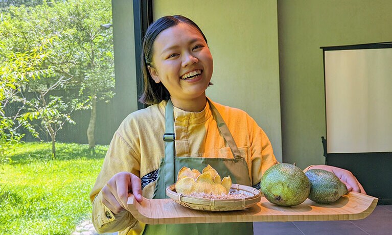 スタッフが丁寧にレクチャーしてくれます。