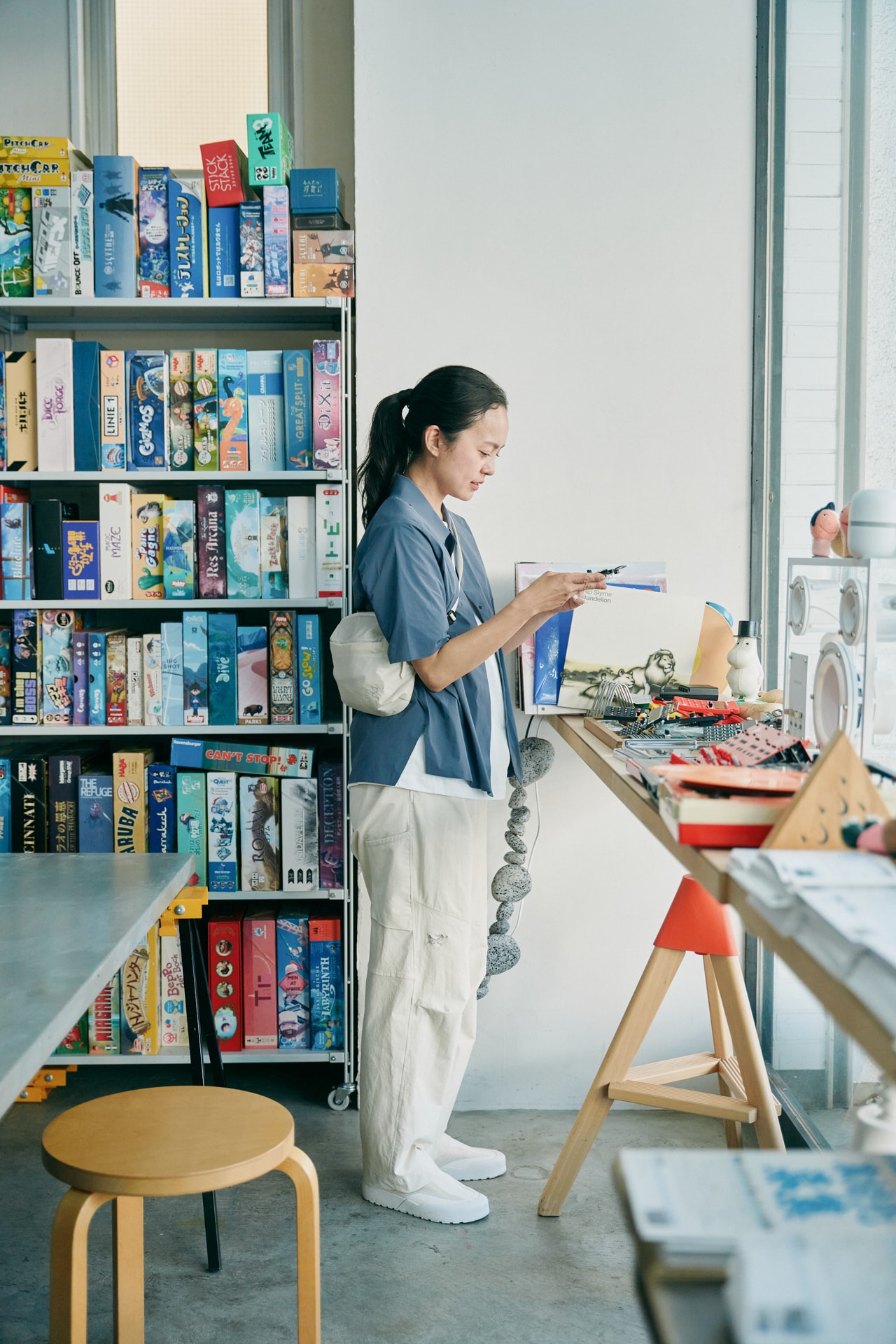 大小さん自作の桐生のおすすめスポットを紹介するフライヤーがズラリと並んでいるのでこの後のお出かけの参考にもぴったり。