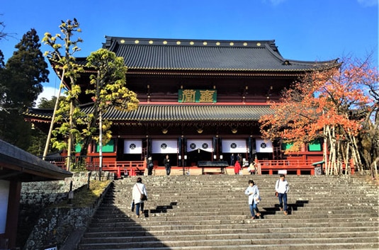 「日光ポタリングルート」スタンプポイント：東武日光駅、神橋、日光山輪王寺、滝尾神社、下今市駅（写真は、日光山輪王寺）（画像提供：ジャパンエコトラック）