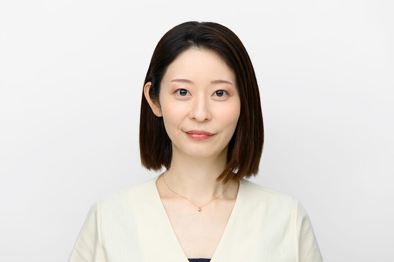 CREAアンバサダー・廣松叶子さんのいつものメイク写真。