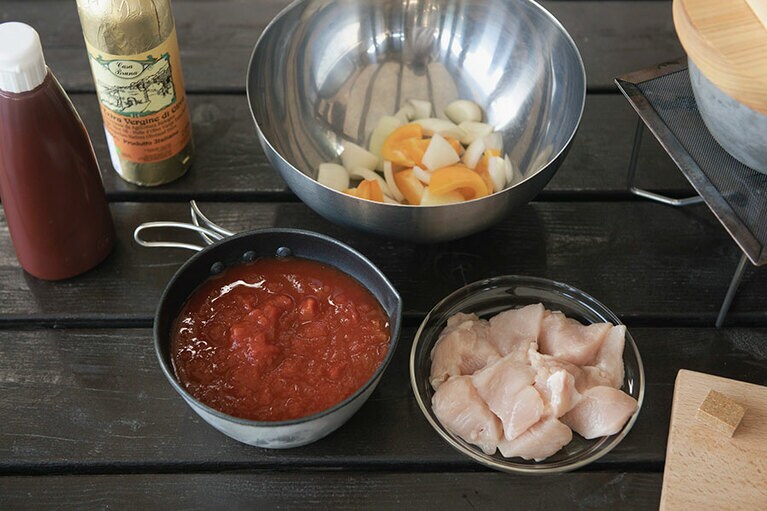 一般的には鶏肉を使うことの多いカチャトーラ。