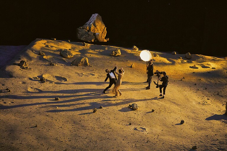 シャネルN°5の新フィルムメイキング写真。 ©CHANEL