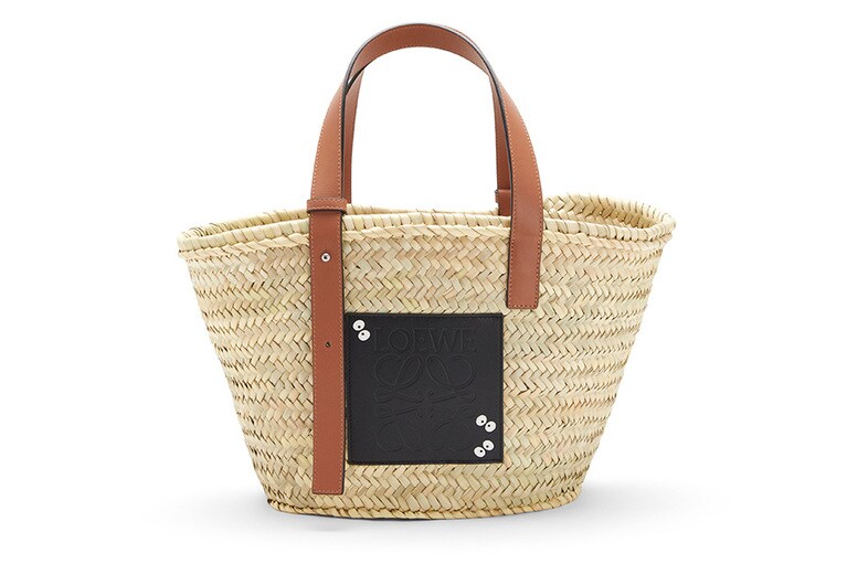 バスケットバッグ(H26.5×W40×D16cm)71,000円。