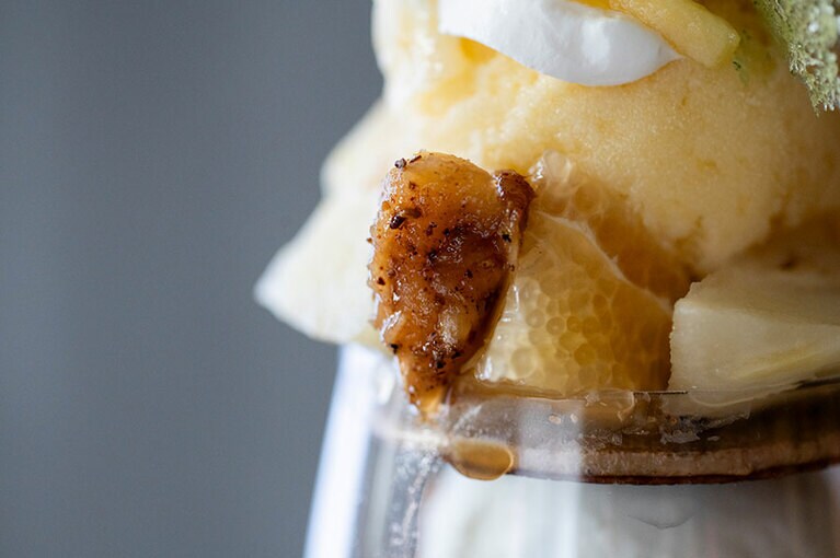 夏らしい味わいを重ねて。