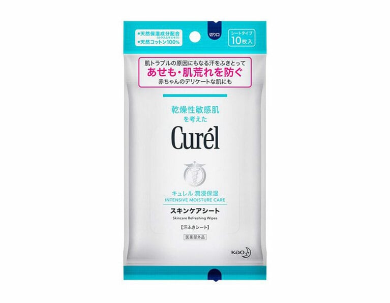 花王 キュレル スキンケアシート［医薬部外品］330円（編集部調べ）。