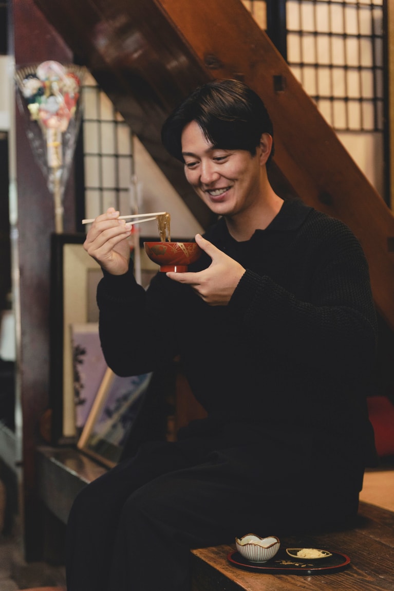 自分でつくったいごねりの味はまたひとしお。